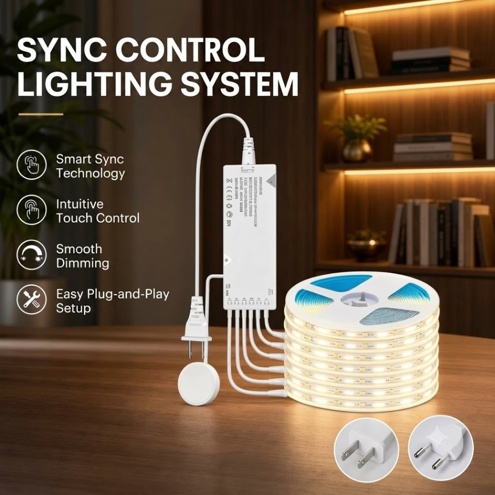 Kitchen Gadgets Cabinet - Lampu LED Strip COB dengan Kontrol
