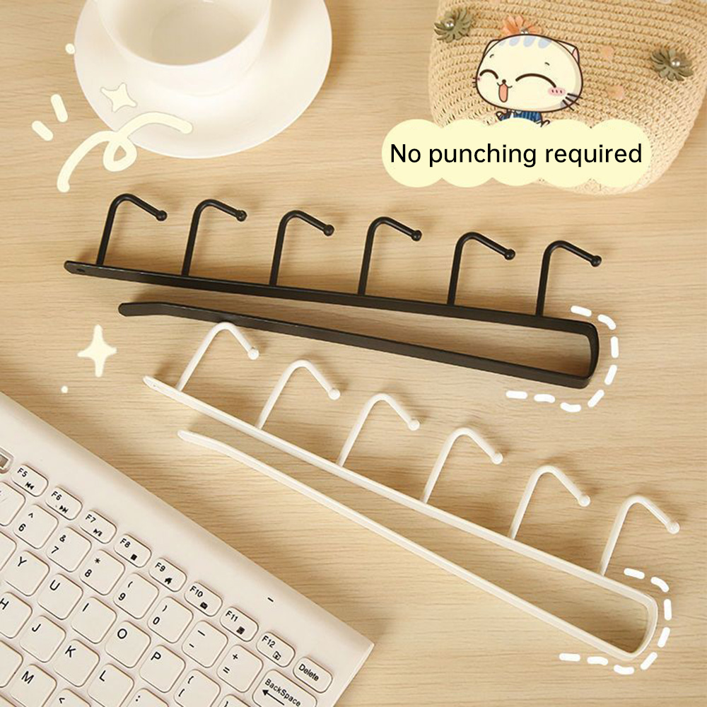 Kitchen Gadgets Cabinet - Rak Gantung Cangkir Tanpa Bor di