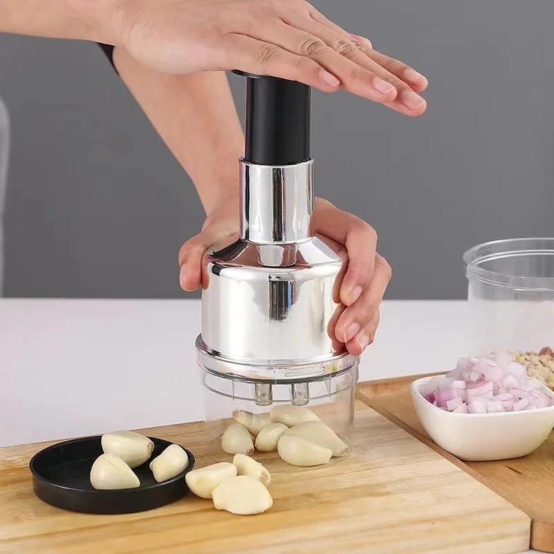 Kitchen Gadgets Vegetable Chopper - Alat Penghancur Bawang Putih dan Pemotong