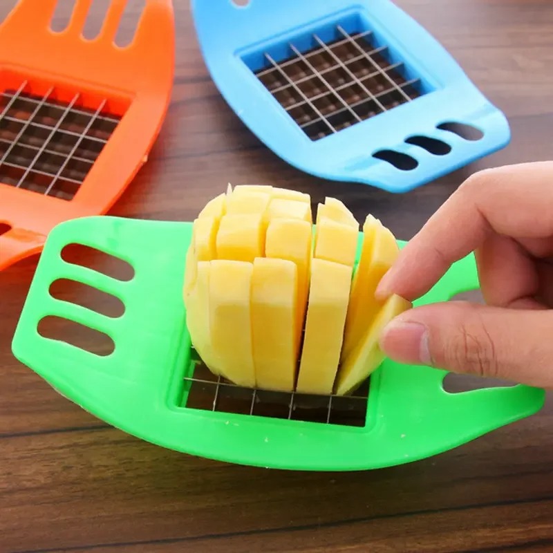 Kitchen Gadgets Vegetable Chopper - Pembuat Kentang Goreng, Pemotong Kentang, Pemotong
