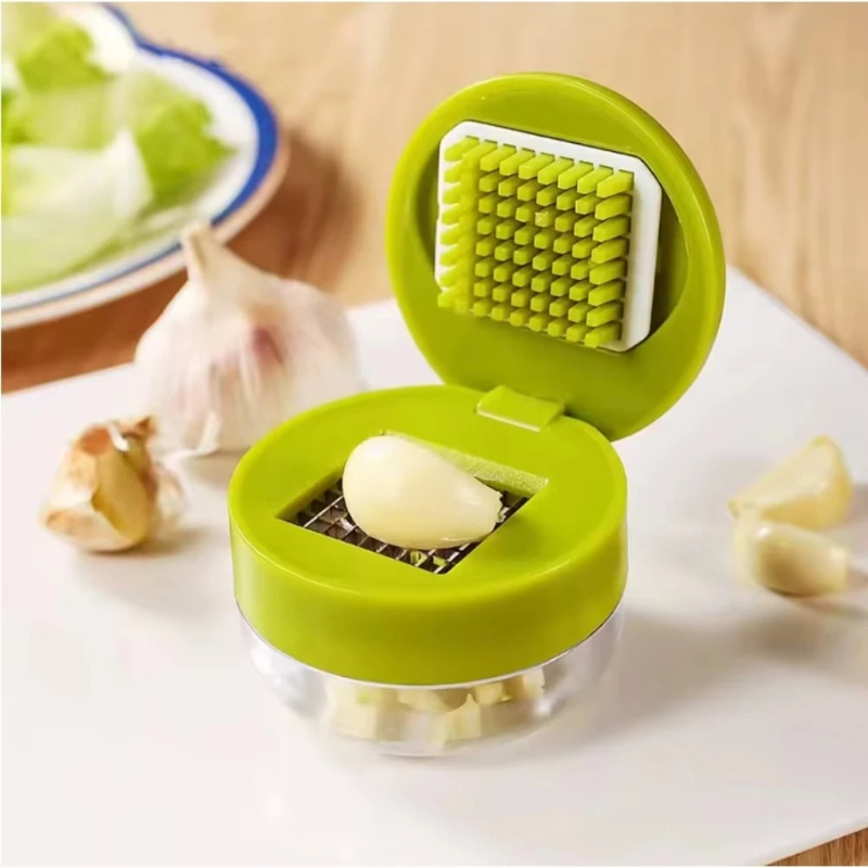Kitchen Gadgets Vegetable Chopper - Alat Pemotong Bawang Putih Manual, Penghancur