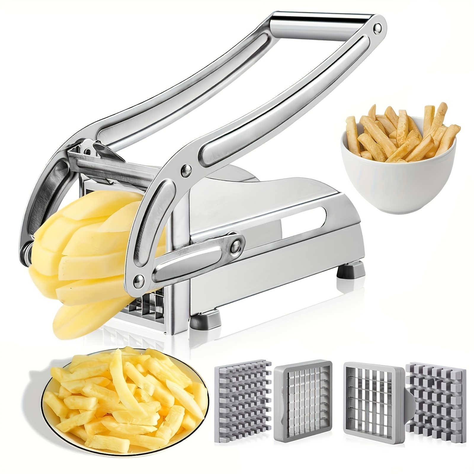 Kitchen Gadgets Vegetable Chopper - Pemotong Sayuran, Pemotong Kentang Goreng, Pemotong