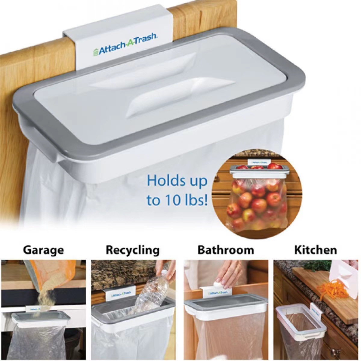 Kitchen Gadgets Cabinet - Klip Kantong Sampah di Atas Kabinet,