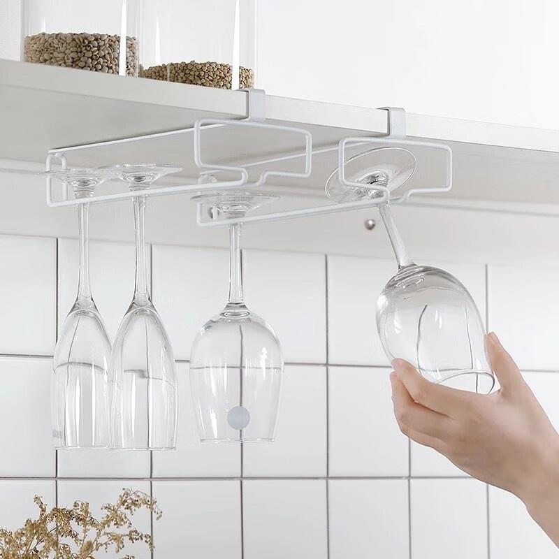 Kitchen Gadgets Cabinet - Rak Gelas Anggur Tanpa Bor -