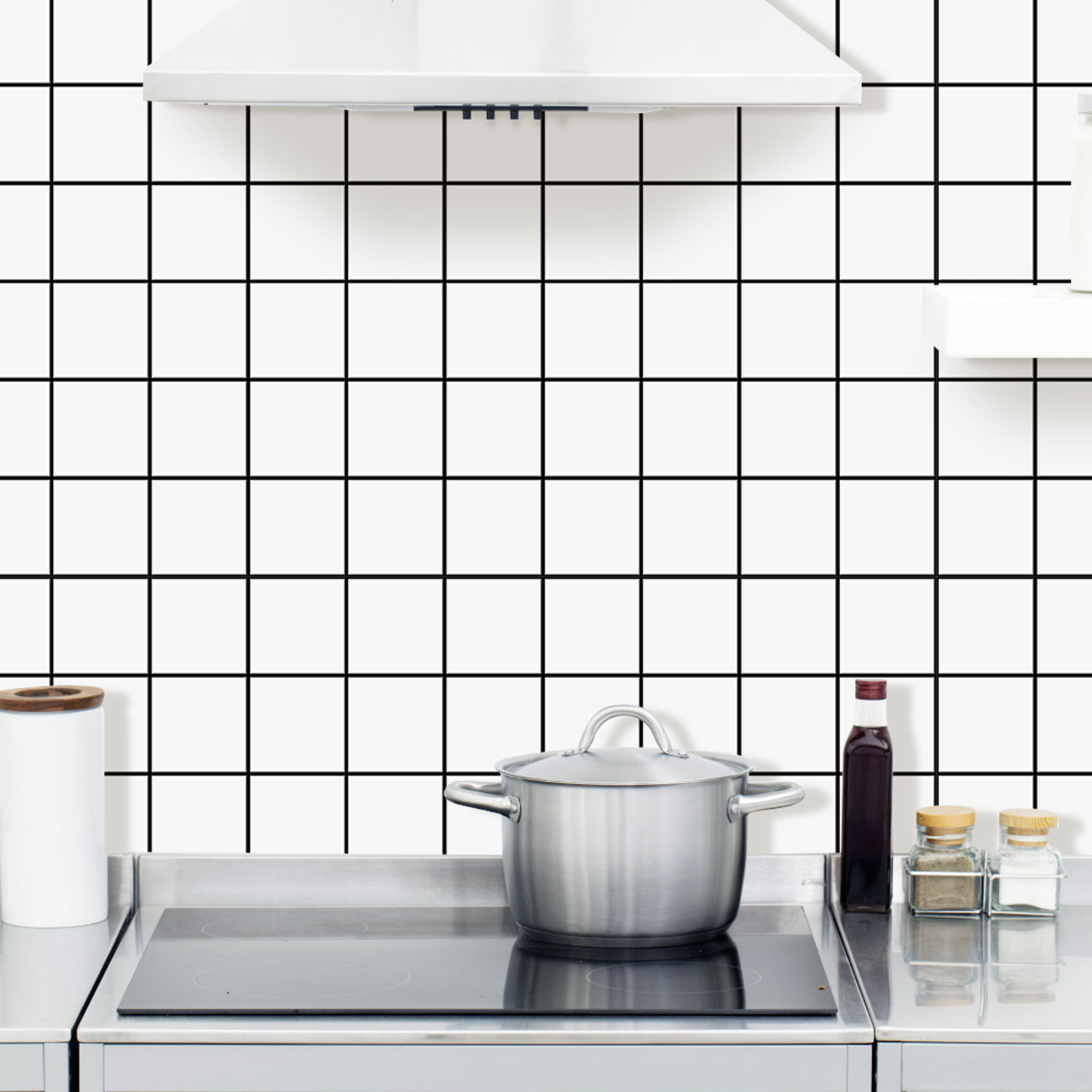10 Buah Stiker Ubin Dinding Pe - Kitchen Gadgets Cabinet ulasan dan harga