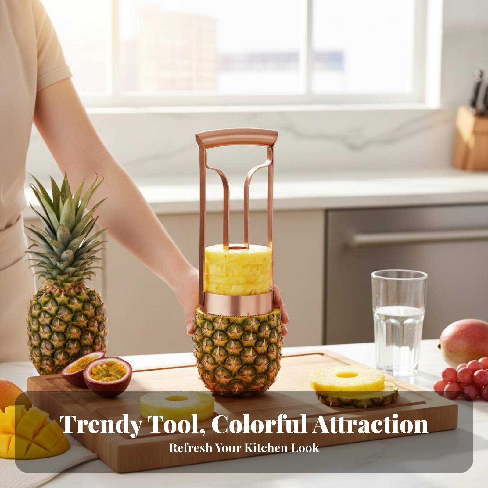 Stainless Steel Pineapple Cutt - Kitchen Gadgets Tools ulasan dan harga