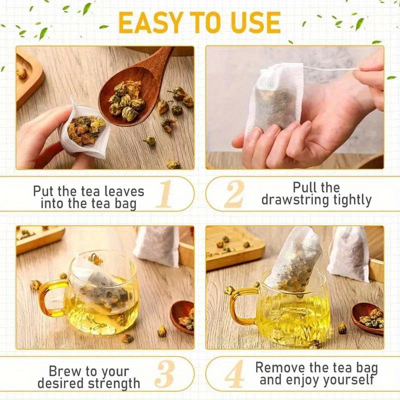 100 Buah Kantong Teh Sekali Pa - Kitchen Room Gadgets ulasan dan harga