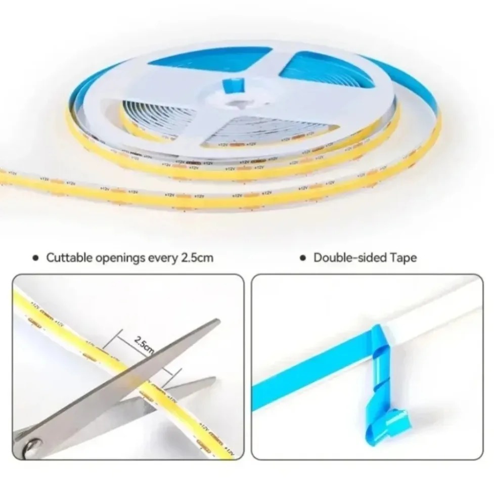 Lampu LED Strip COB dengan Kon - Kitchen Gadgets Cabinet ulasan dan harga
