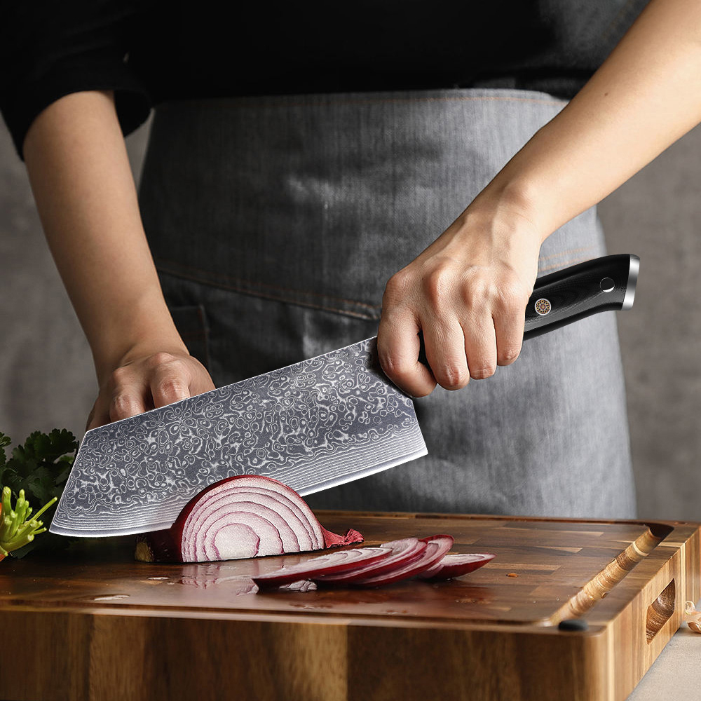 MOSTODOZO Pisau Cleaver 7.5 In - Kitchen Gadgets Vegetable Chopper ulasan dan harga