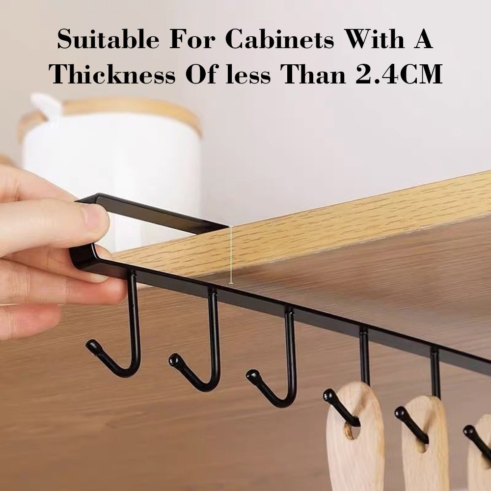 Rak Gantung Cangkir Tanpa Bor  - Kitchen Gadgets Cabinet ulasan dan harga