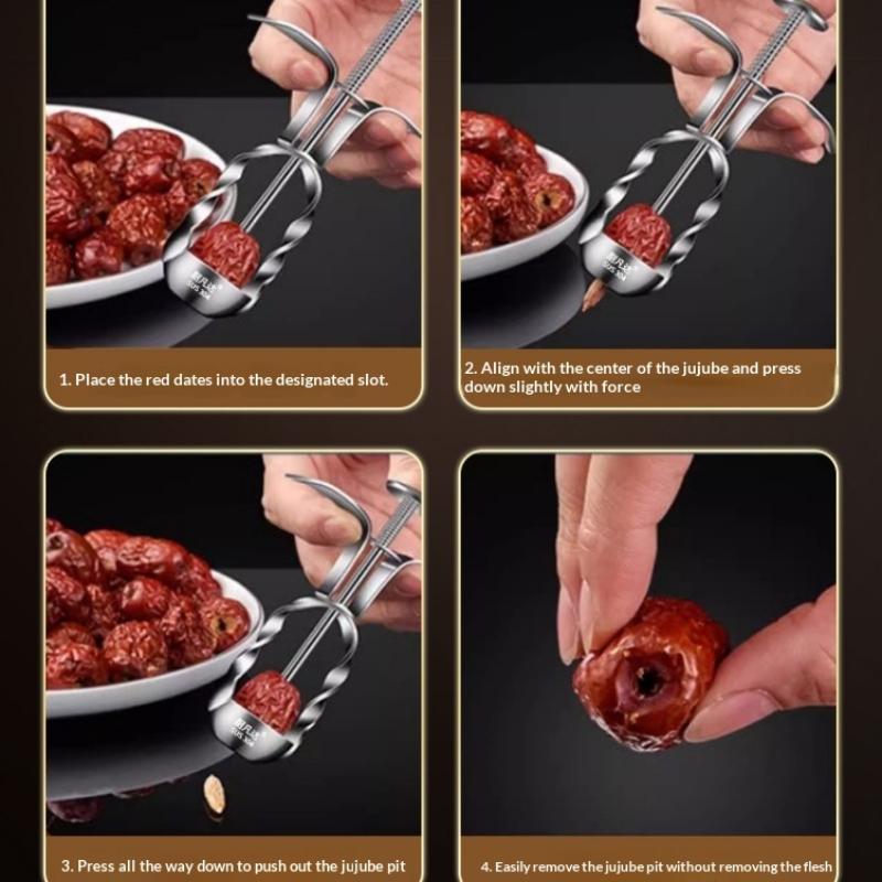 Alat Pengupas Biji Kurma Merah - Kitchen Gadgets Tools ulasan dan harga