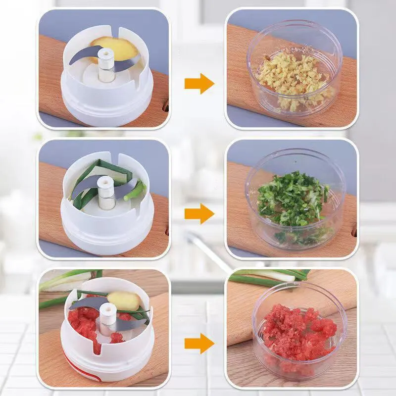 Penghancur Bawang Putih Plasti - Kitchen Gadgets Vegetable Chopper ulasan dan harga