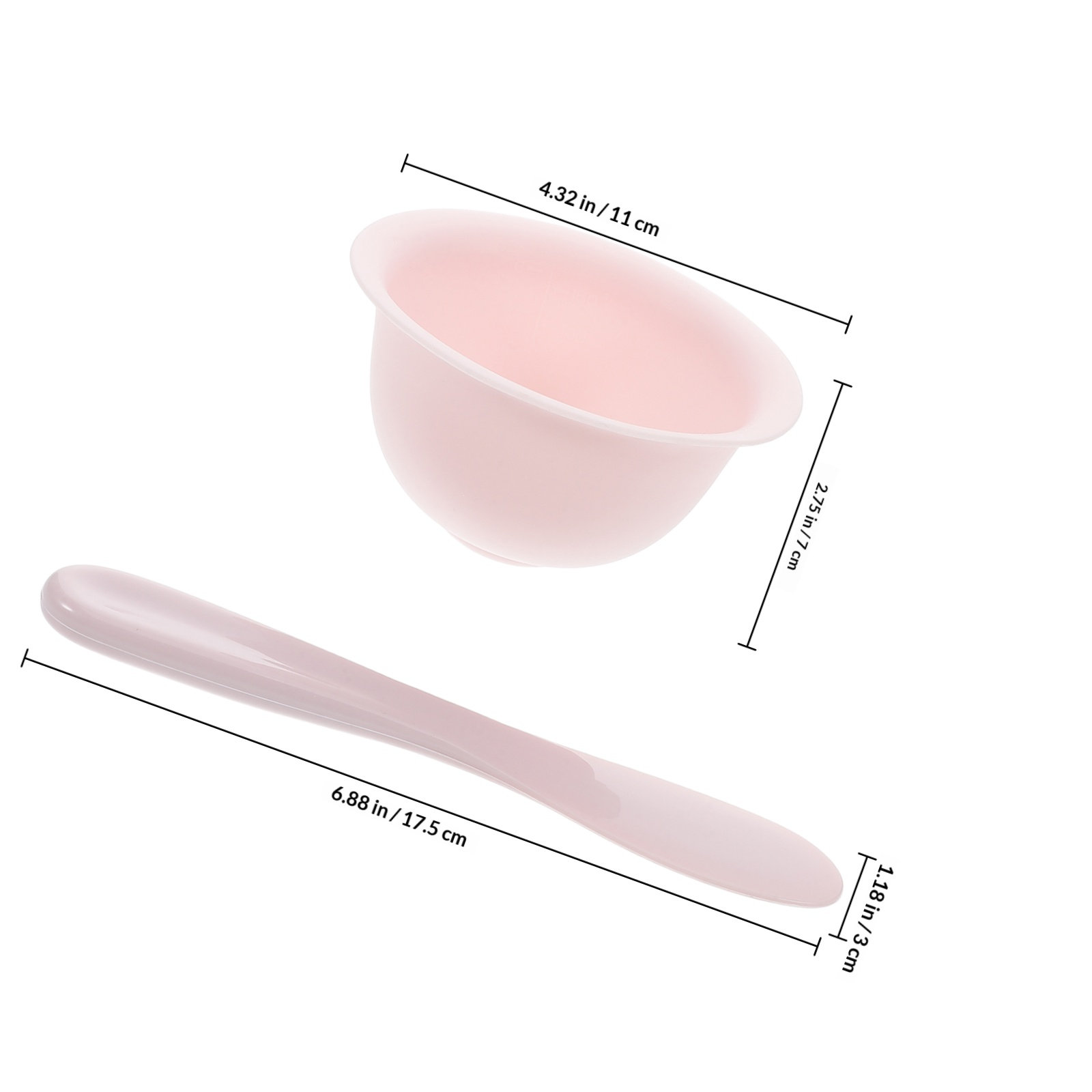 1Set Mangkuk dan Spatula Maske - Silicone Spatula Set ulasan dan harga