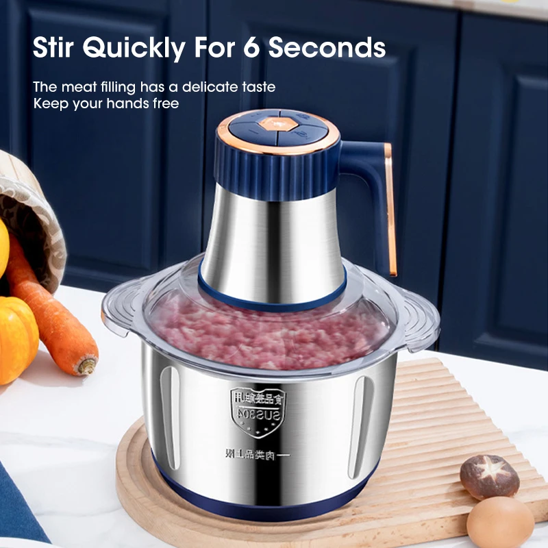 Penggiling Daging Elektrik 5L  - Kitchen Gadgets Vegetable Chopper ulasan dan harga