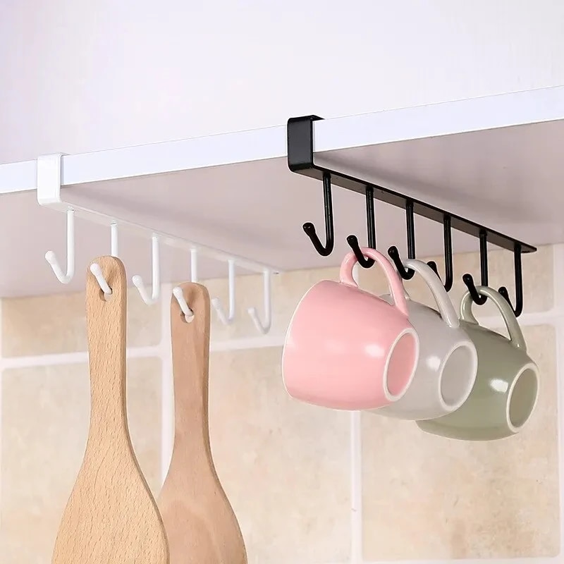 6 kait cangkir kopi pemegang M - Kitchen Gadgets Cabinet ulasan dan harga